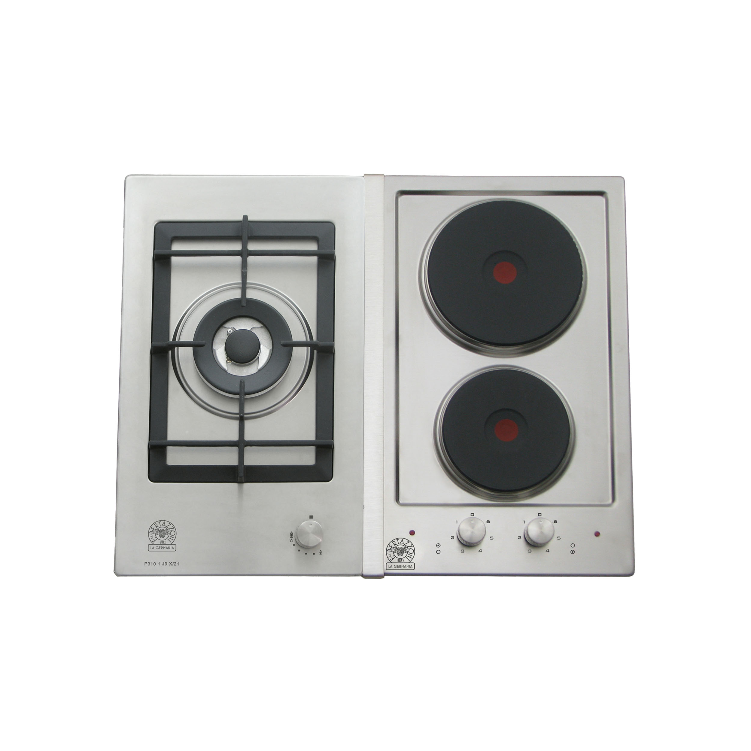 ΕΣΤΙΑ LA GERMANIA P631CELAGX (P33 1C LAG X + σύνδεσμος + P33 2E LAG X) | ΕΣΤΙΑ ΜΙΚΤΗΣ ΤΡΟΦΟΔΟΣΙΑΣ | 1 ΑΕΡΙΟΥ + 2 ΗΛΕΚΤΡΙΚΕΣ 2